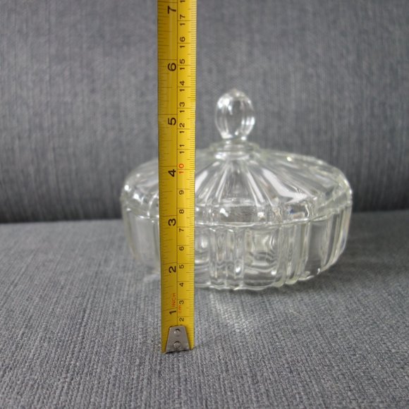 Glass Candy Dish with Lid - Picture 7 of 9